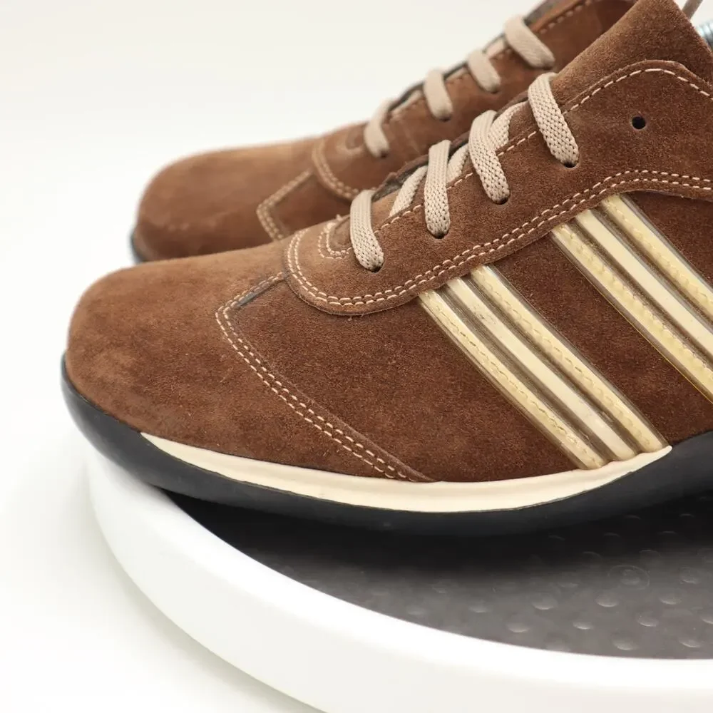 Vintage Skechers Collection Mens Size 10 Brown Italian Leather Suede Golf Shoes - Picture 2 of 15